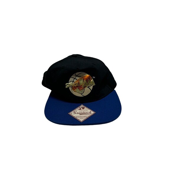 Space Jam Original Snapback Hat Bioworld Merch OFSA Adjustable Cap Black & Blue - Picture 2 of 9